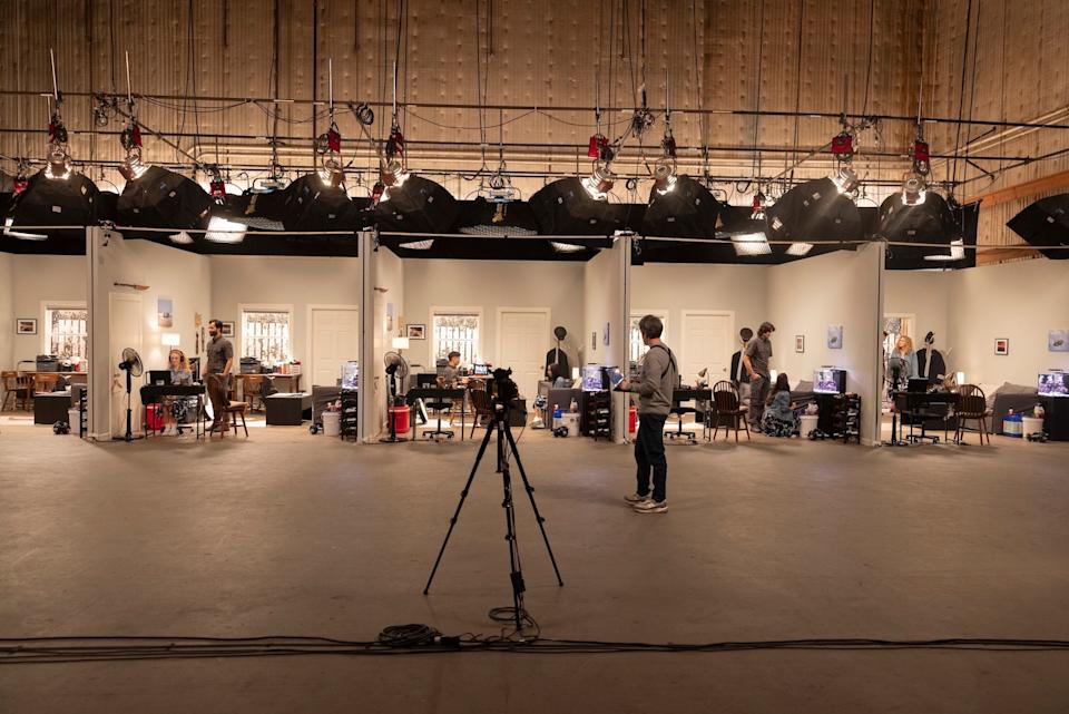 Nathan Fielder and cast in The Rehearsal Season 2 Episode 4