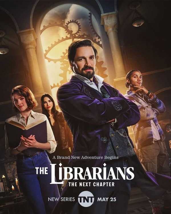 Cast of The Librarians: The Next Chapter in action