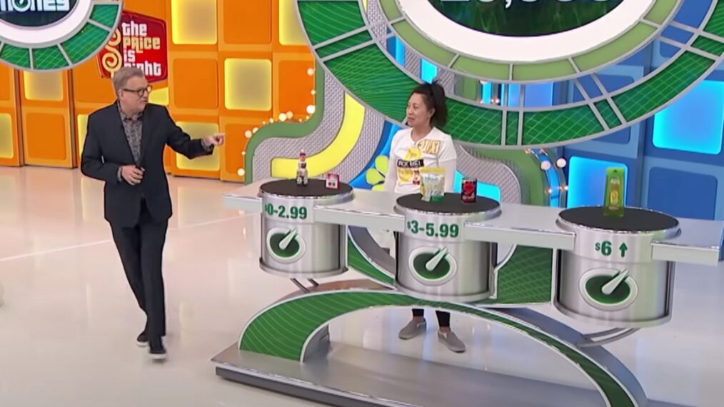 Drew Carey hosting The Price Is Right