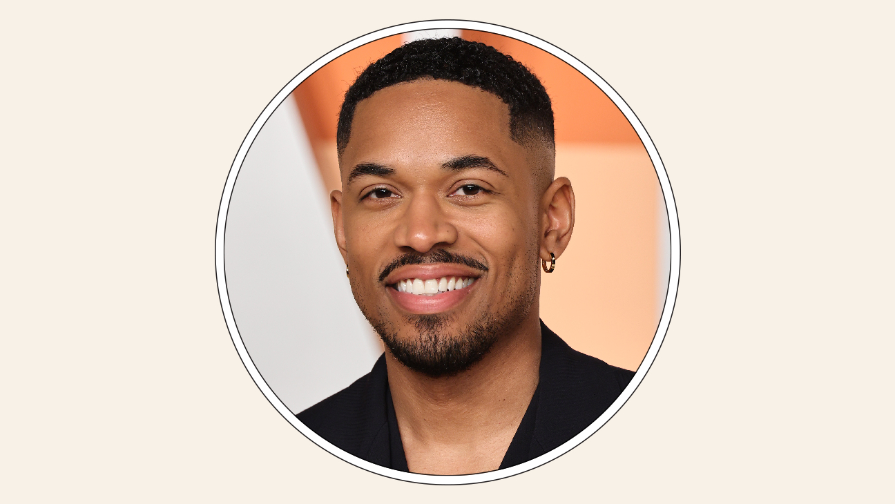 Kelvin Harrison Jr at a red carpet event for Hunger Games