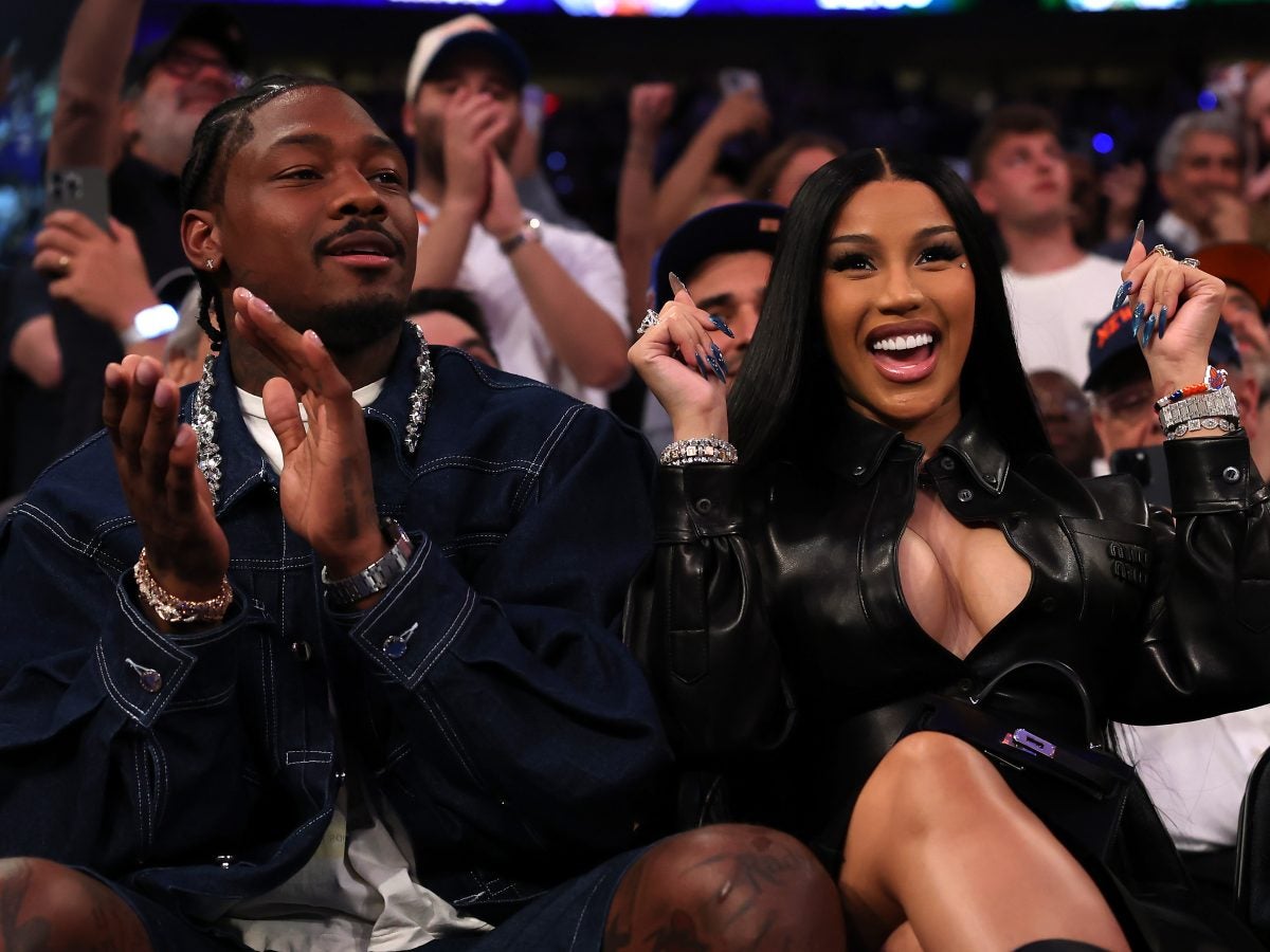 Stefon Diggs at a major sporting event courtside, making headlines with his celebrity connections