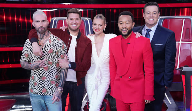 The Voice finalists celebrate advancing to the Season 27 finale