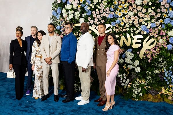 Season 7 featured cast of The Rookie standing on set