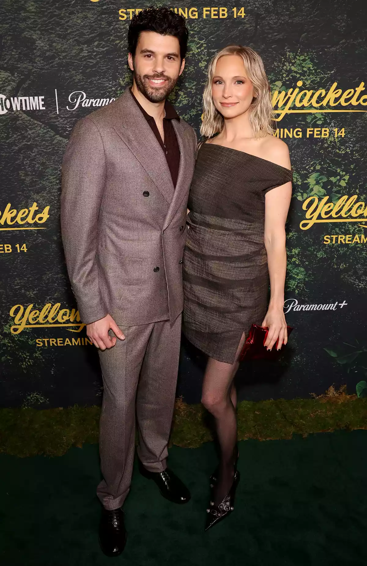 Steven Krueger and Candice King celebrate their engagement