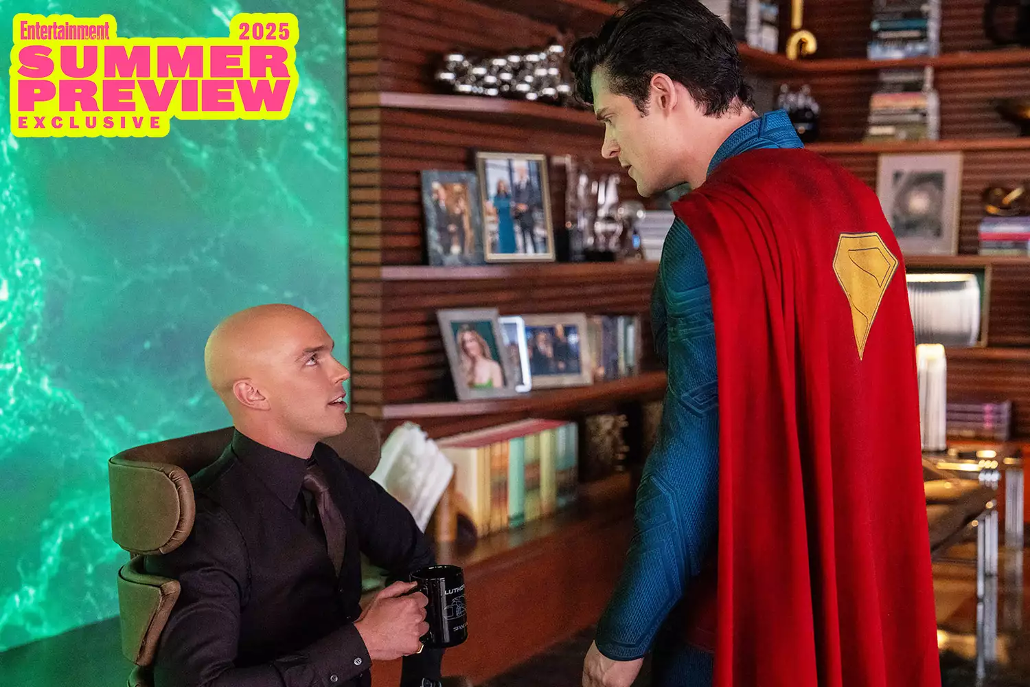 Nicholas Hoult as Lex Luthor confronts Superman in new DC movie still