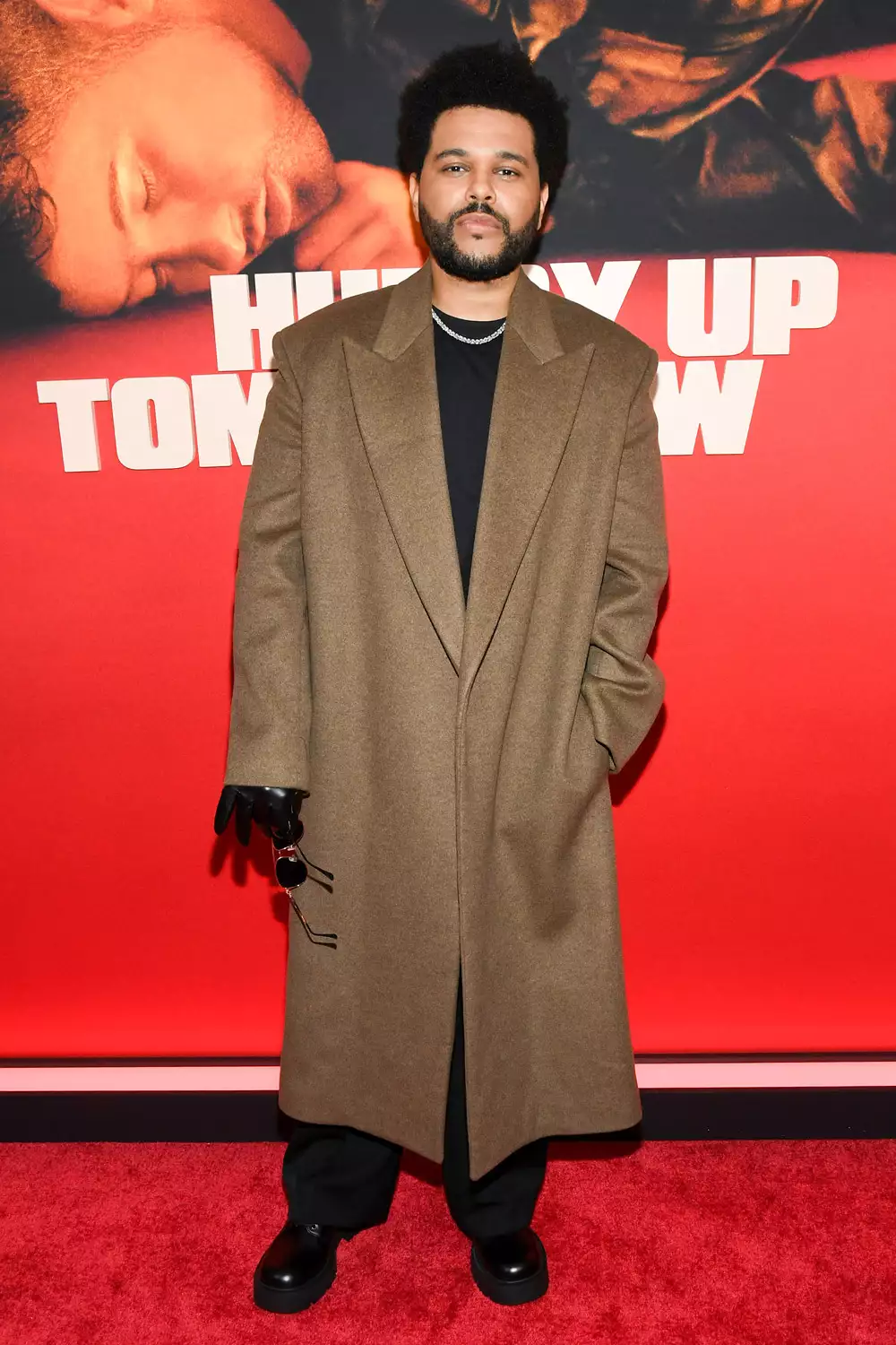 The Weeknd at the 'Hurry Up Tomorrow' premiere in New York City