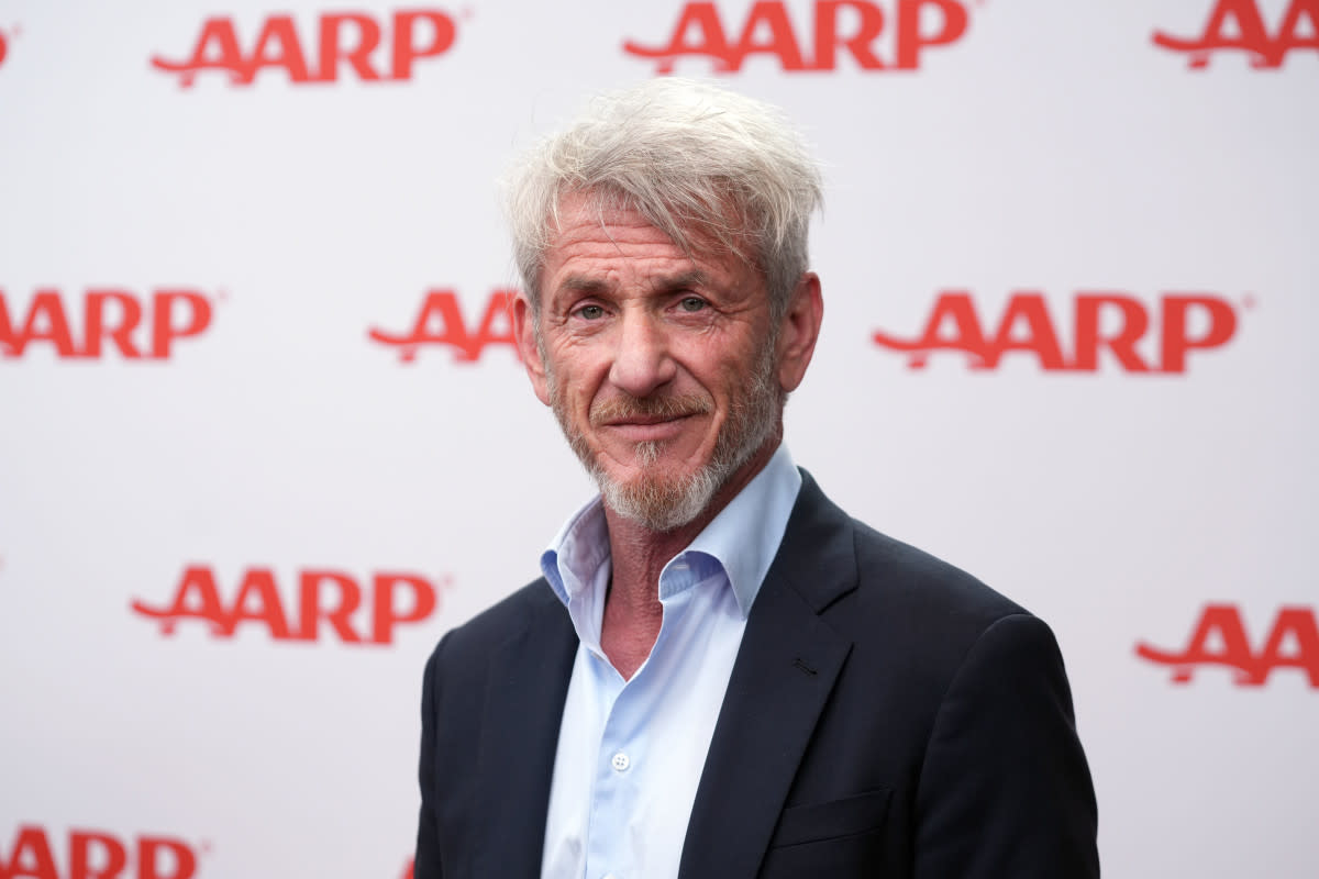Sean Penn during a recent interview, showing his current appearance