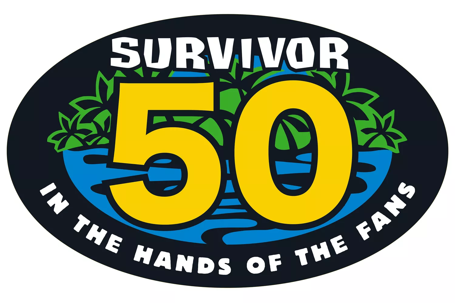 Survivor 50 official logo and castaways