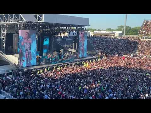 Rob Zombie electrifying the stage at Sonic Temple Festival 2025