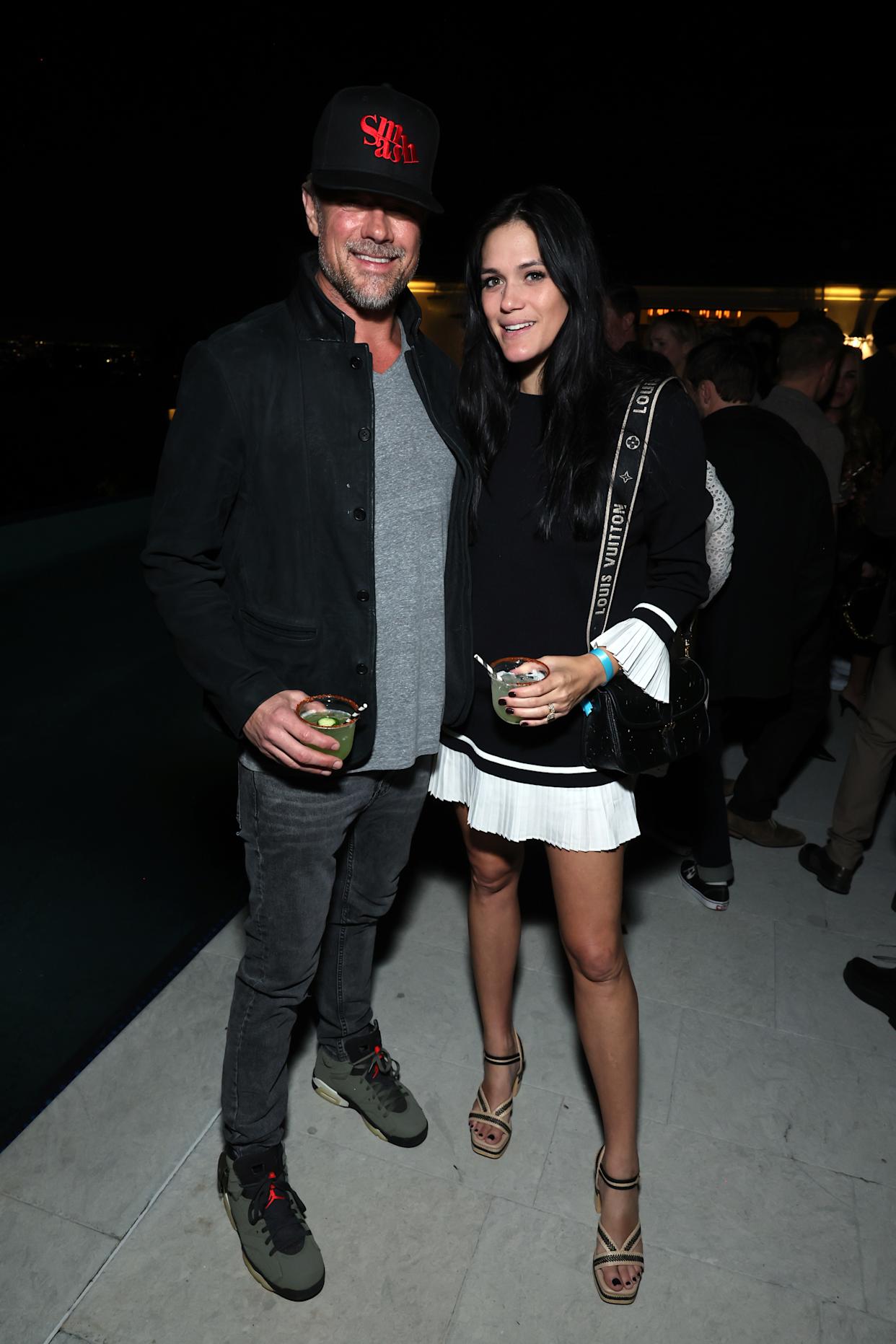 Josh Duhamel and wife Audra Mari at an event