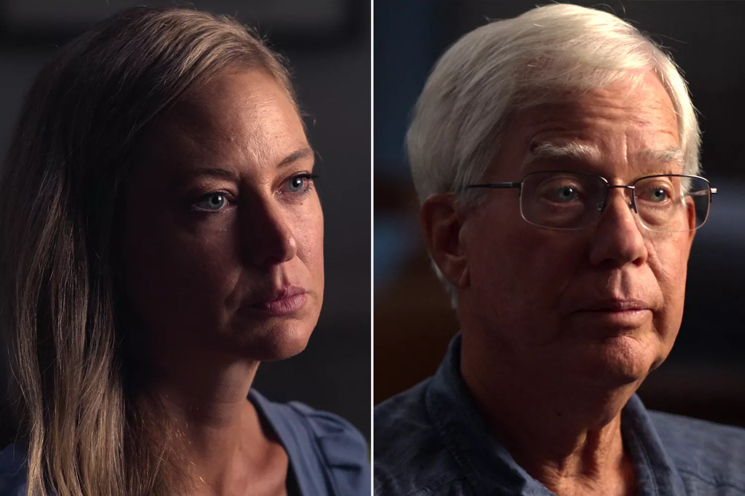 A documentary scene reflecting the deadly American marriage of Jason Corbett and Molly Martens