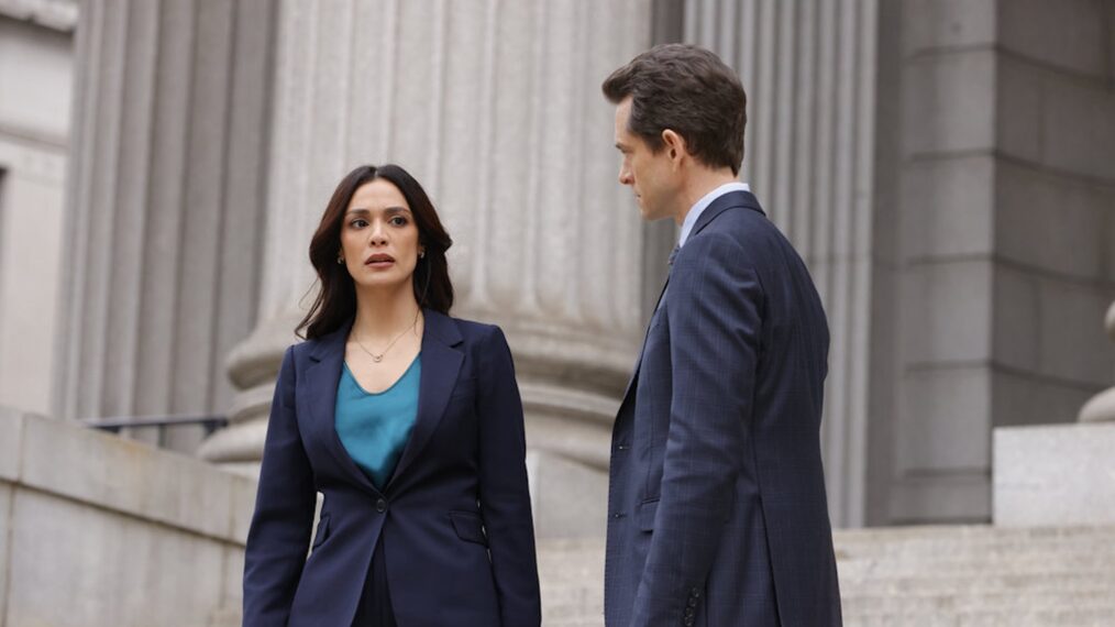 The main Law and Order cast in a group scene