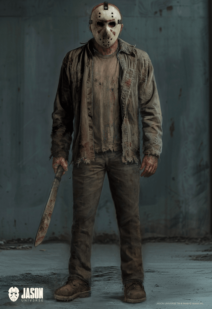 Jason Voorhees new design with classic hockey mask and machete