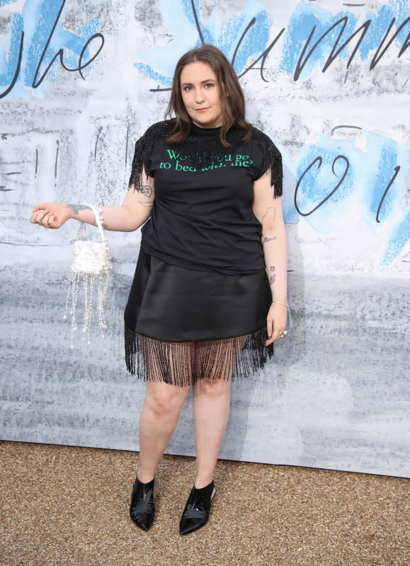 Lena Dunham debuts a new look at a red carpet event