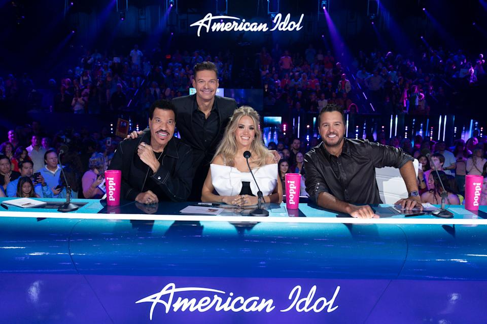Live stage during the American Idol 2025 finale with finalists performing