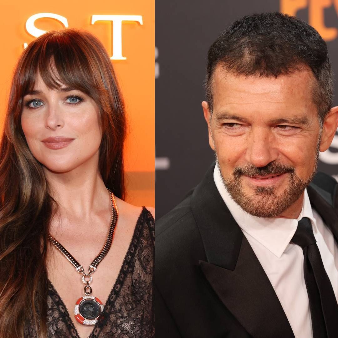 Chris Martin and Dakota Johnson attending an event together
