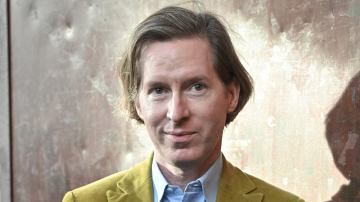 Wes Anderson on location at Cannes Film Festival
