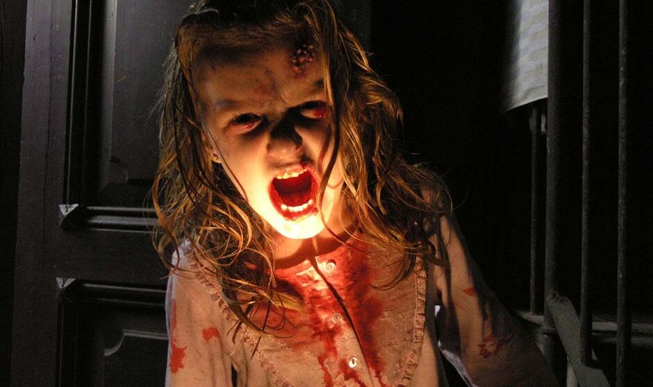 28 Days Later infected horde scene