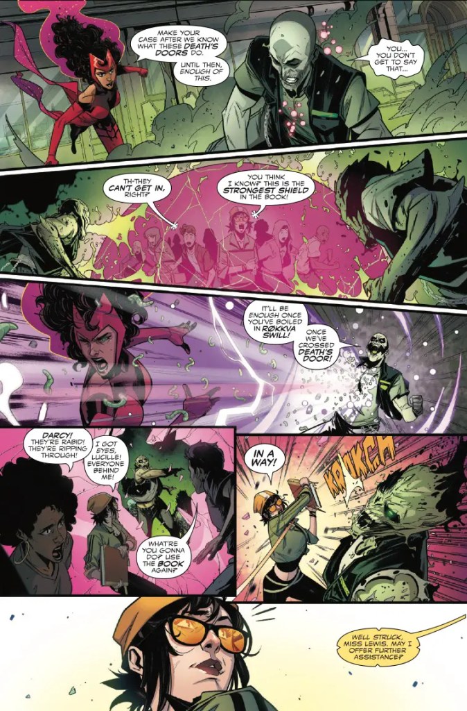 Marvel 2025 comics cover featuring Vision and Scarlet Witch