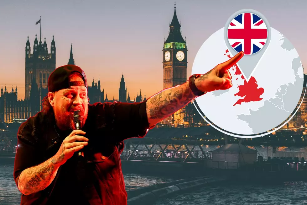 Jelly Roll performing on stage during his tour