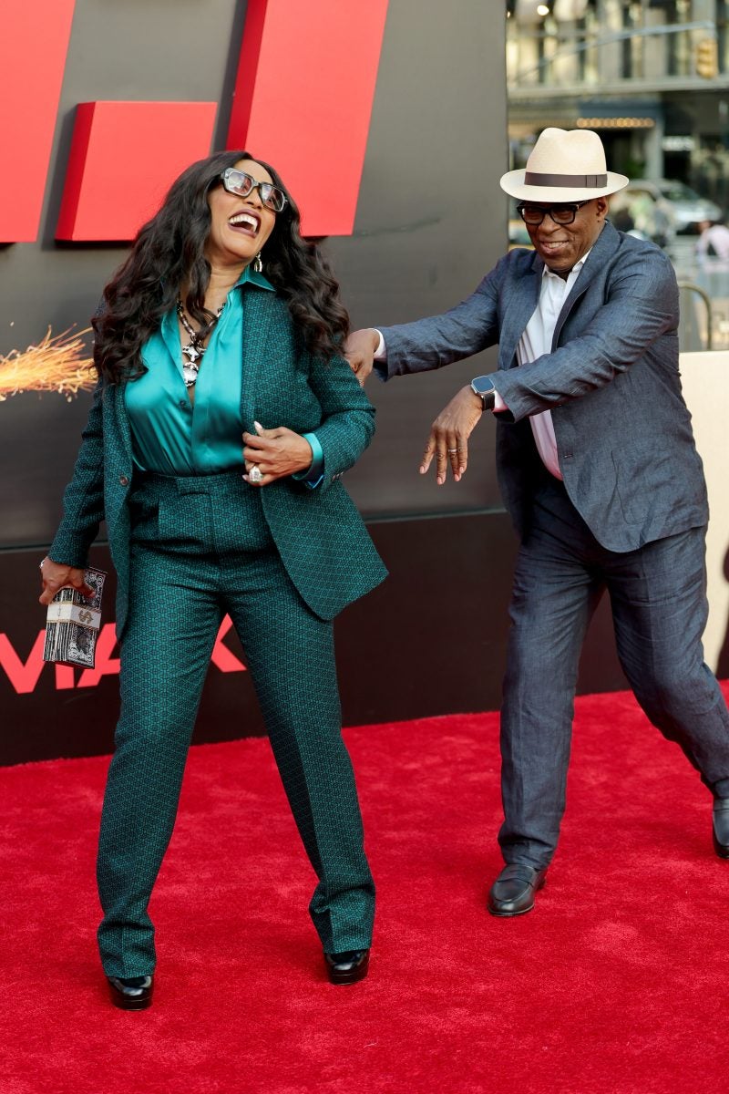 Angela Bassett attends the Mission Impossible premiere in NYC