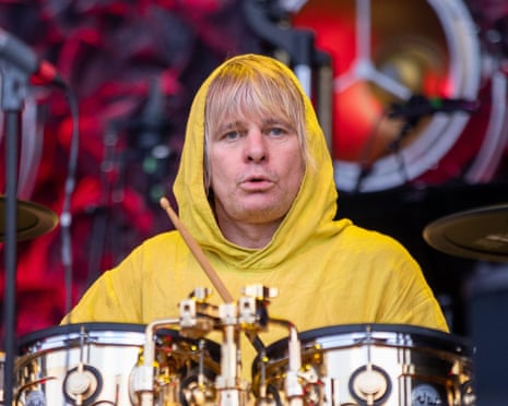 Drummer Zak Starkey performs live with The Who
