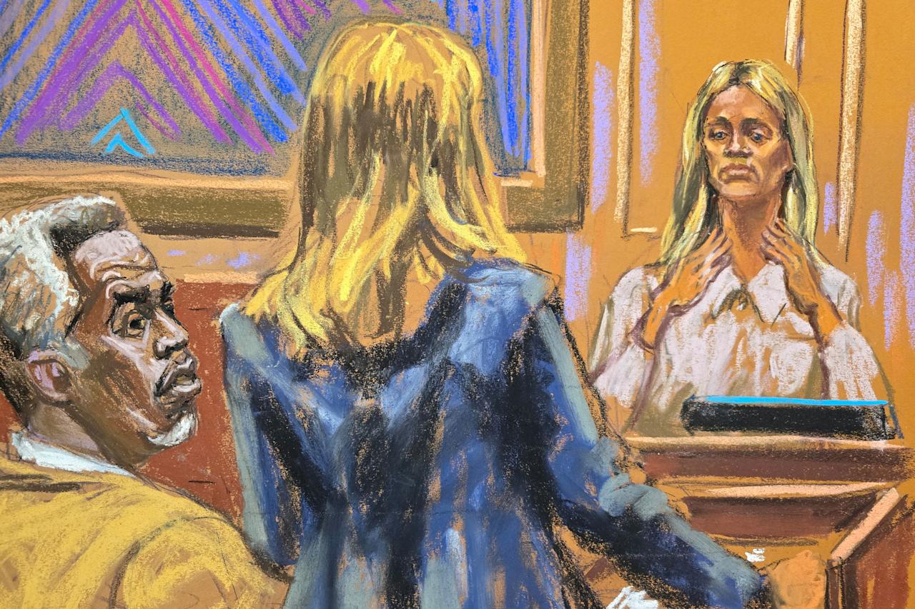 Kerry Morgan arrives at Manhattan federal court for the Sean 'Diddy' Combs trial