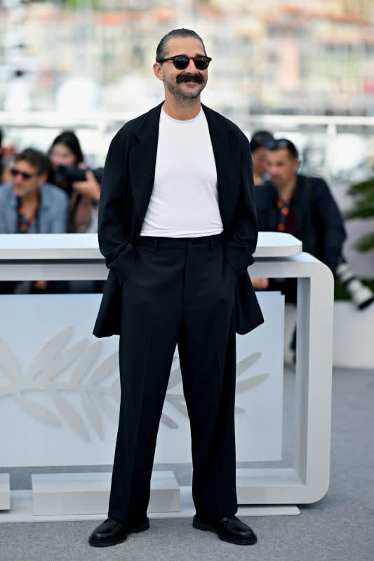 Shia LaBeouf at Cannes 2025, sporting a new look