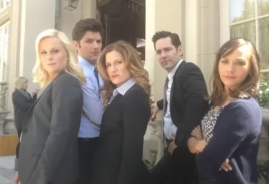 Parks and Recreation Cast as Philly Justice Characters