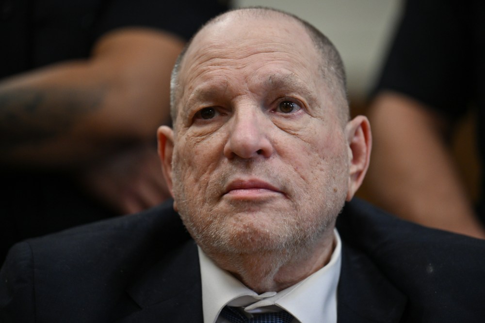 Gwyneth Paltrow and Harvey Weinstein at a Hollywood event