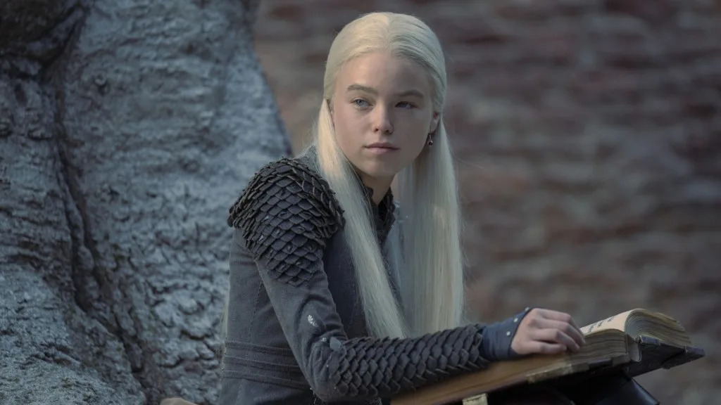 Milly Alcock as Rhaenyra Targaryen in House of the Dragon