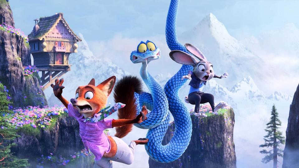 Zootopia 2 promo image featuring Judy Hopps and Nick Wilde