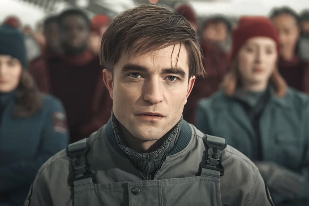 Robert Pattinson as Mickey Barnes in Mickey 17, Bong Joon Ho's sci-fi drama
